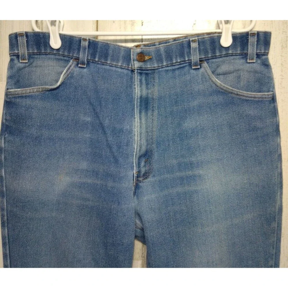 VTG 90s Levi's Action Blue Jeans 40x32 530 Button Red Tab Made in USA meas 39x29